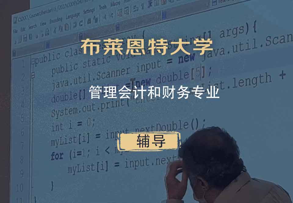 布莱恩特大学管理会计和财务辅导
