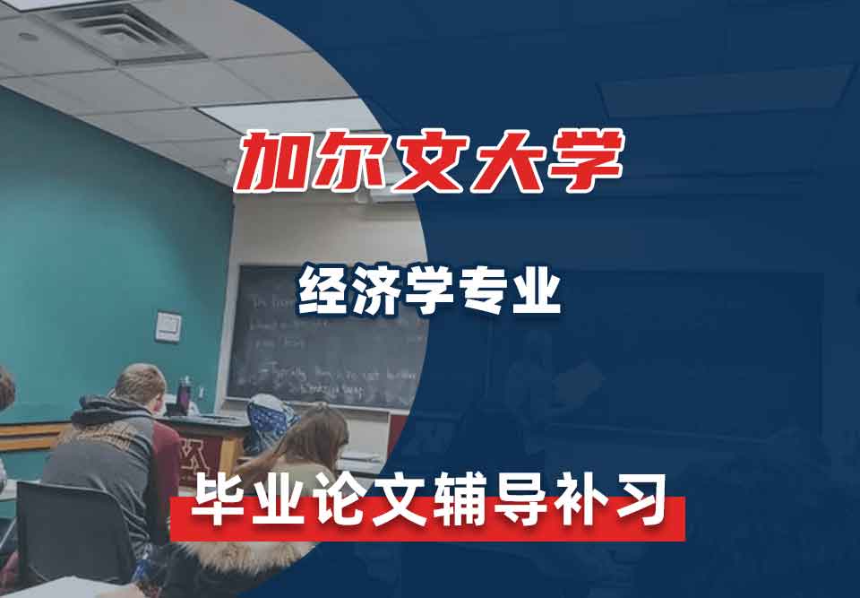 加尔文大学经济学毕业论文辅导补习补课