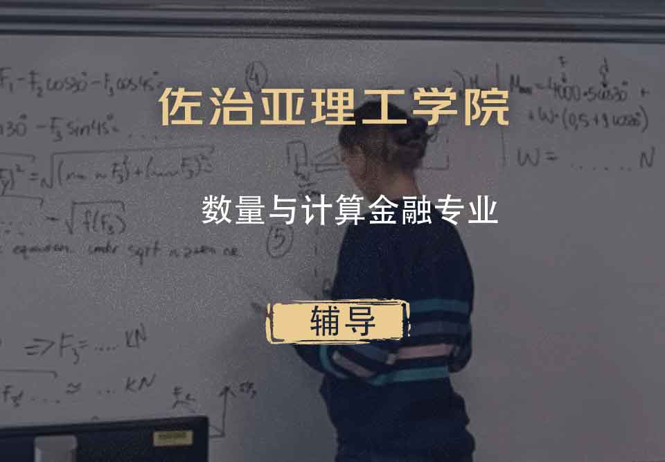 佐治亚理工学院GT数量与计算金融辅导