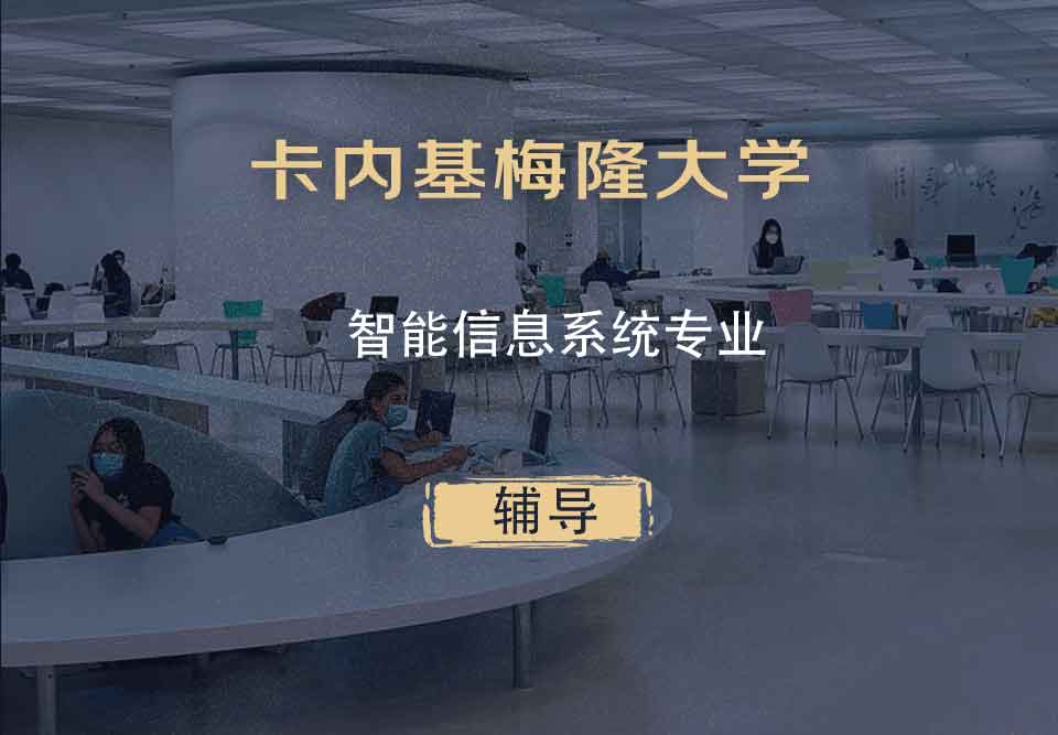 卡内基梅隆大学CMU智能信息系统辅导