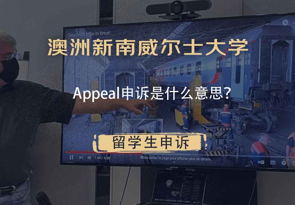 澳洲新南威尔士大学Appeal申诉是什么意思？