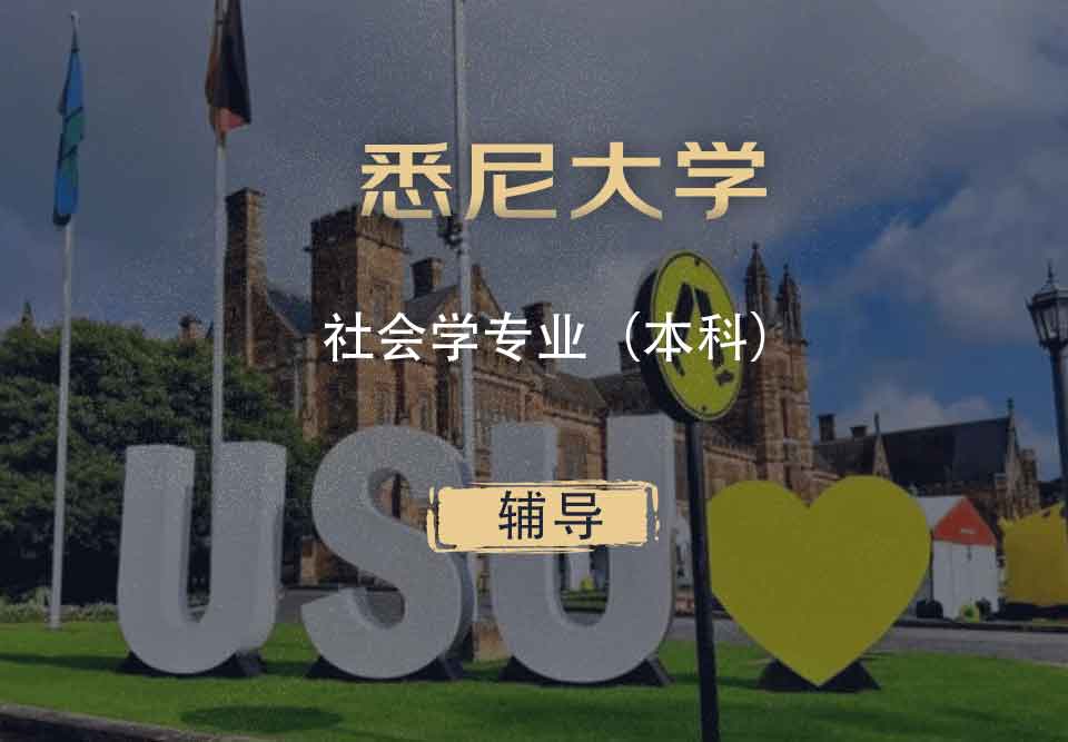 悉大社会学Soc本科辅导