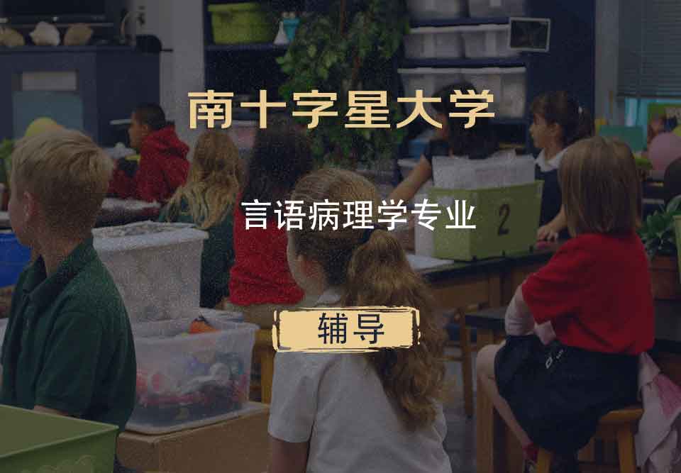 南十字星大学SCU言语病理学辅导