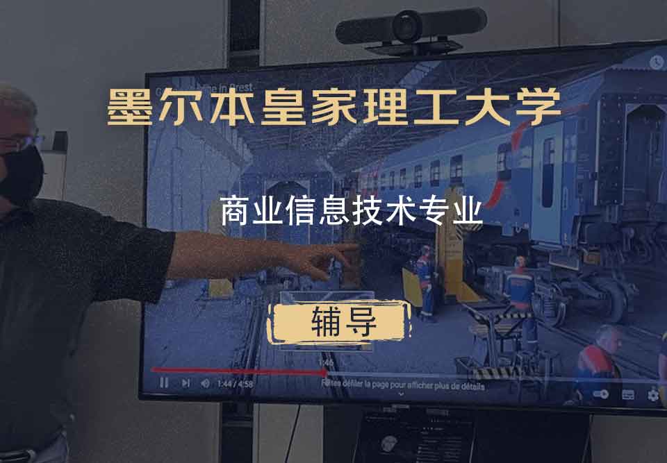 墨尔本皇家理工大学RMIT商业信息技术辅导